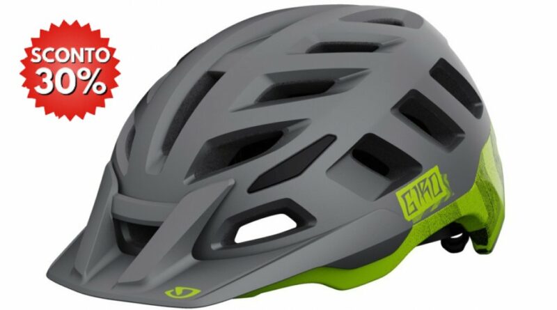 CASCO GIRO RADIX MATTE BLCK LIME