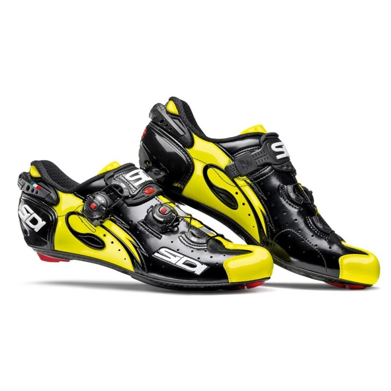 SCARPE SIDI STRADA WIRE CARBON  YELLOW FLUO BLACK