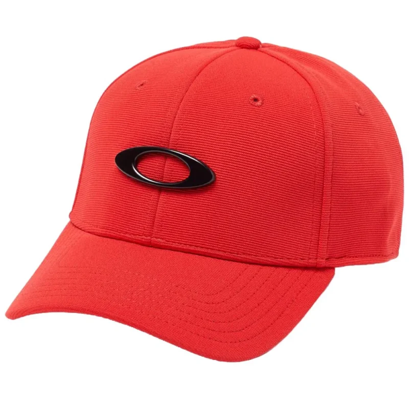 CAPPELLINO OAKLEY CON VISIERA TINCAN CAP RED/BLACK