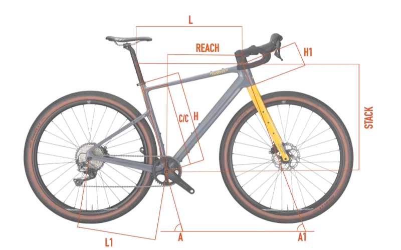 WILIER GRAVEL ADLAR - GRX 1X12S - COLORE GRIGIO/GIALLO - immagine 2