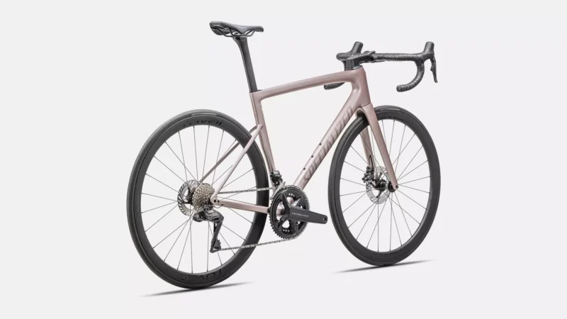 SPECIALIZED TARMAC SL8 EXPERT ULTEGRA DI2 - COLORE Satin Champagne / Black Pearl - immagine 3